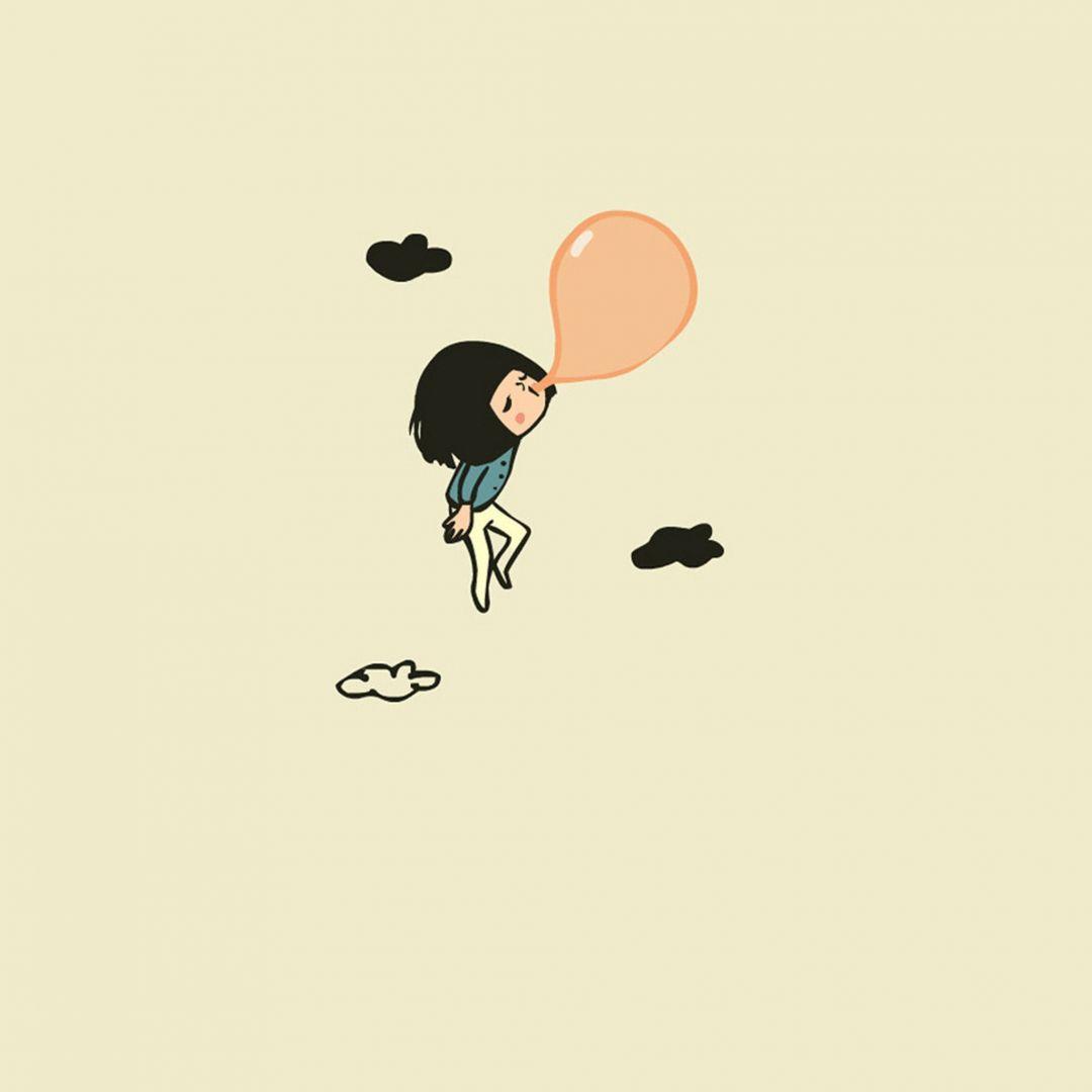 1080x1080 Girl minimalist to see more #minimal wallpaper that / iPhone HD Wallpaper Background Download (2048x2048) (2021)