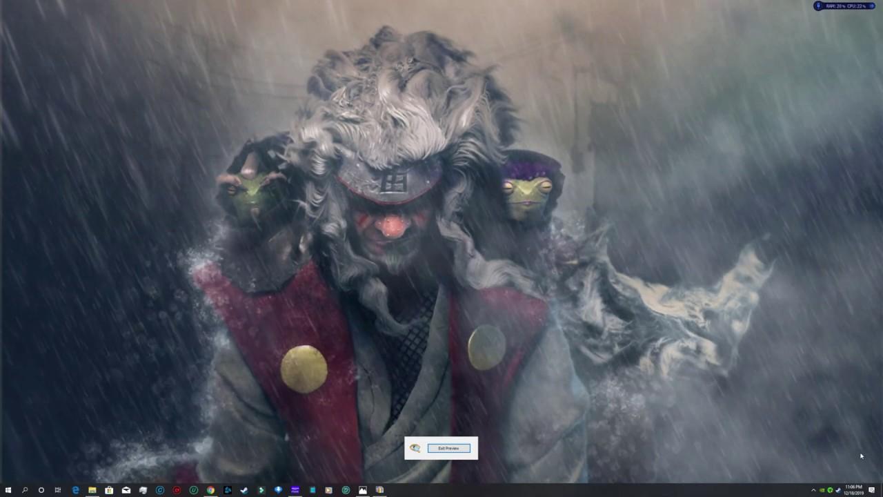 1280x720 Jiraiya Animation Sennin Mode