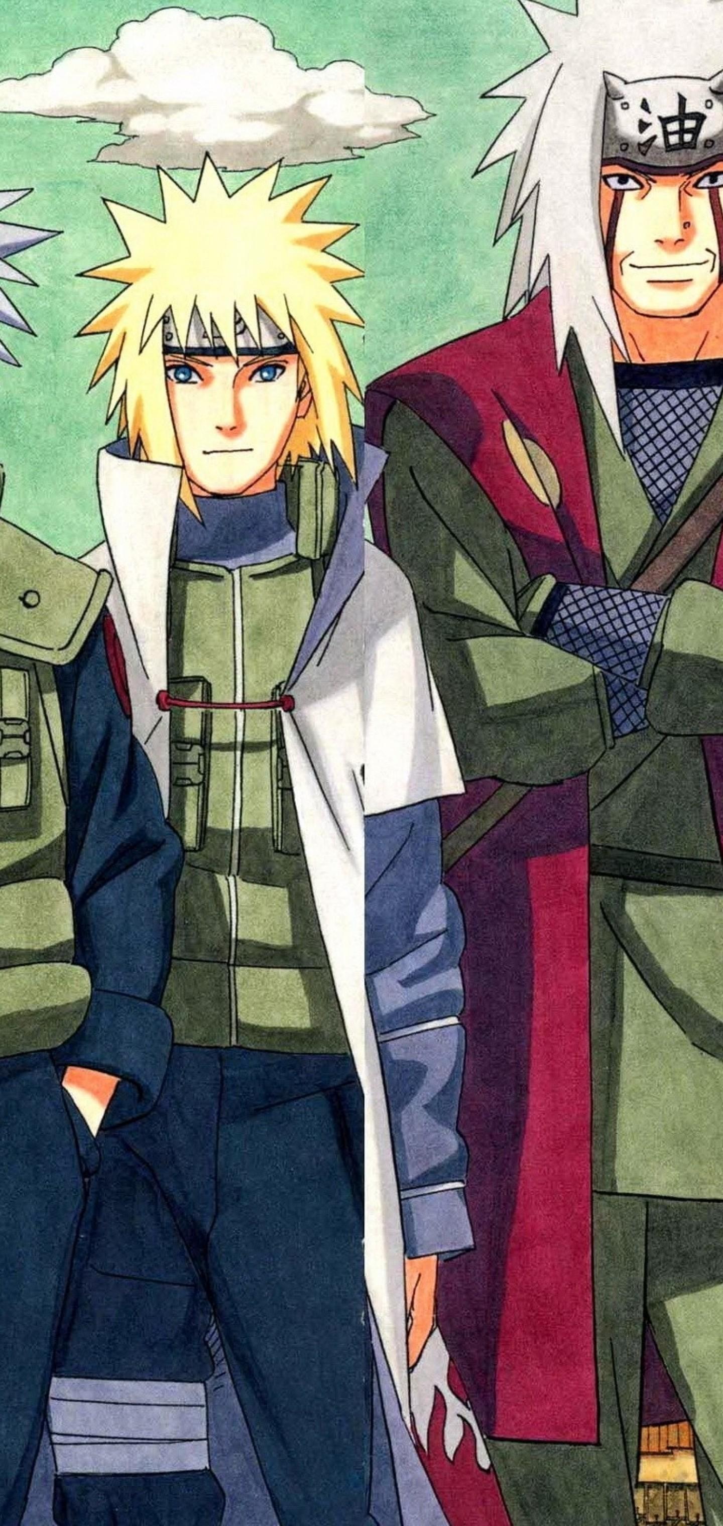 1440x3040 jiraiya wallpaper, anime, illustration, style