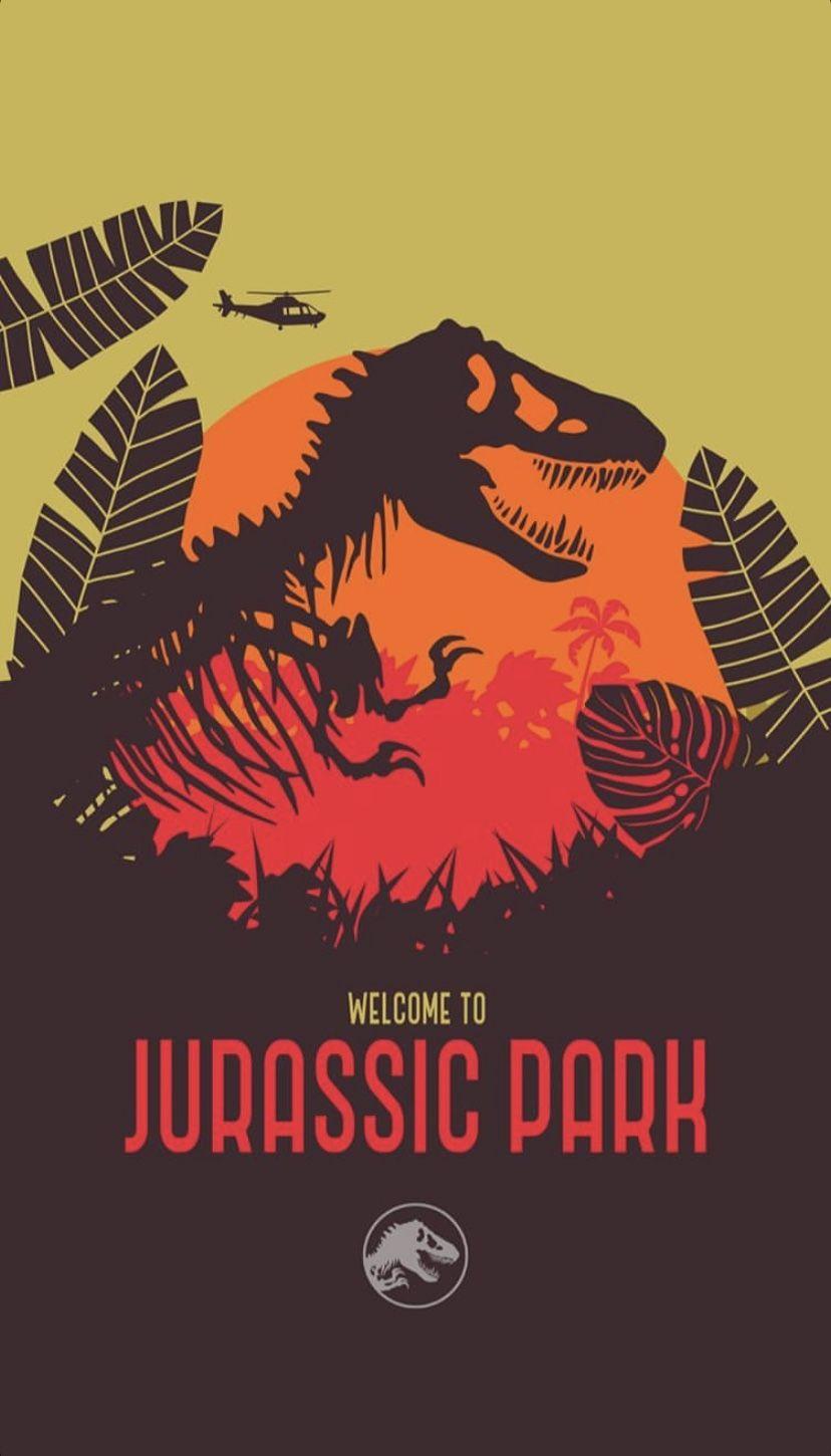 828x1450 Welcome to Jurassic Park #JurassicPark #Wallpaper. Jurassic park, Park, Jurassic world