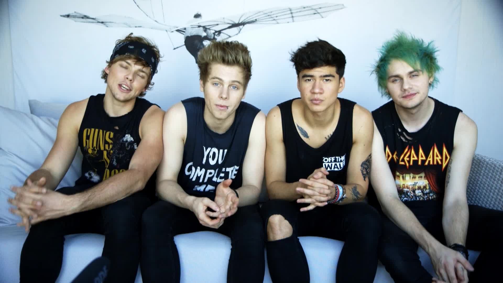 1920x1080 5sos Laptop Wallpaper