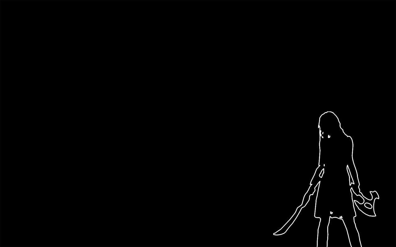 1280x800 River Tam silhouette wallpaper (xpost from wallpaper)