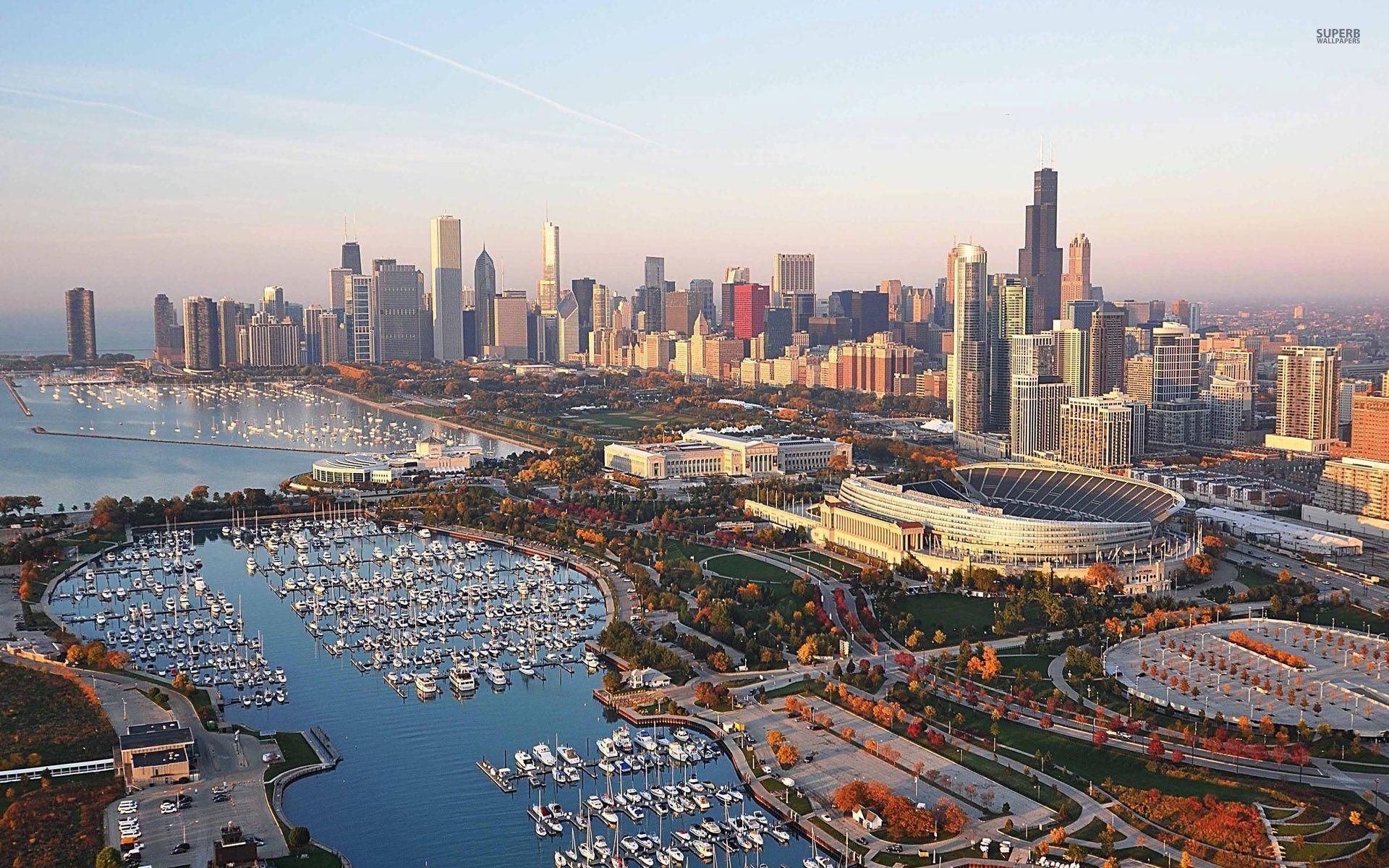 1920x1200 Desktop Wallpaper Chicago Spring
