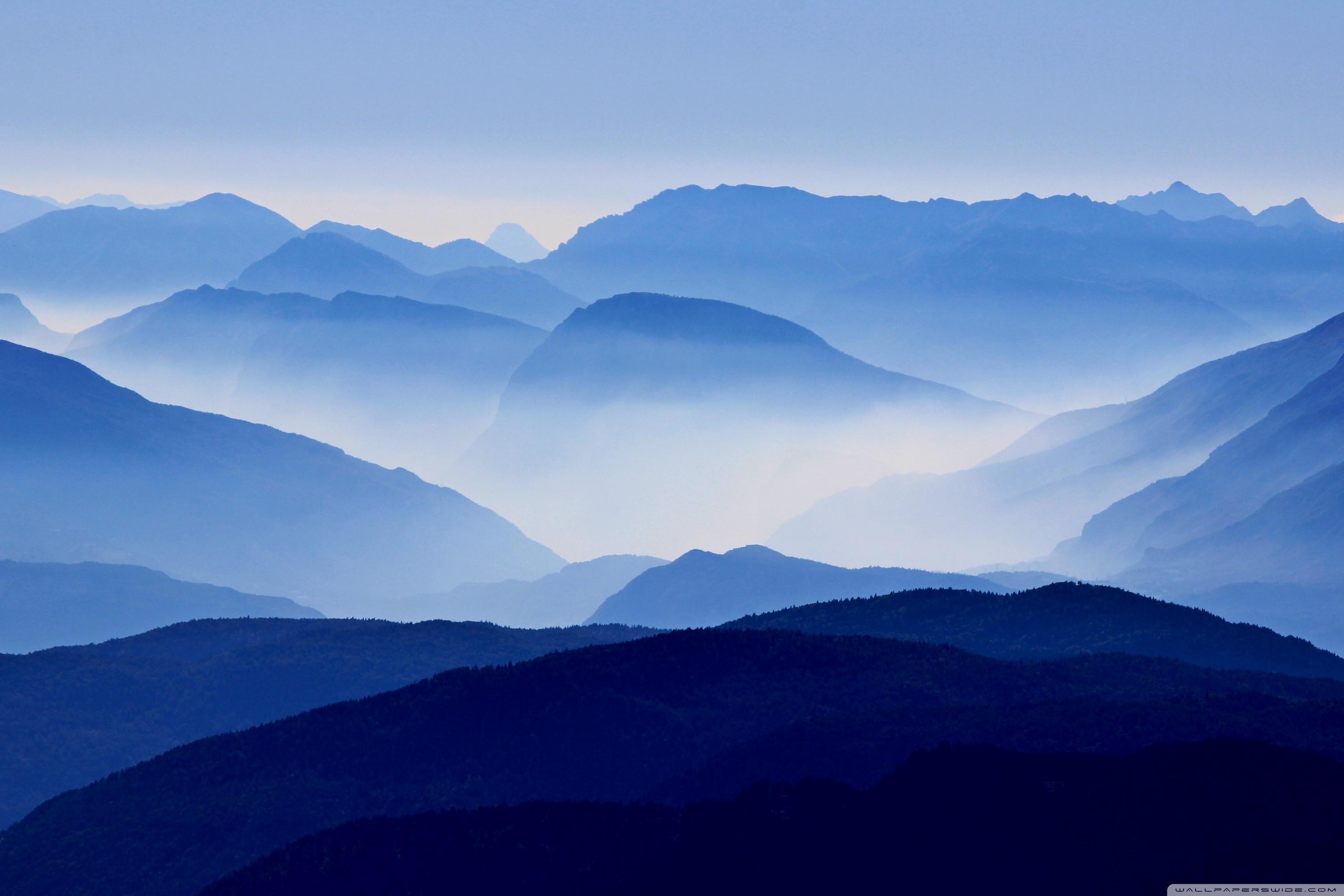 3000x2000 Blue Mountains Mist Ultra HD Desktop Background Wallpaper for : Widescreen & UltraWide Desktop & Laptop : Multi Display, Dual Monitor : Tablet