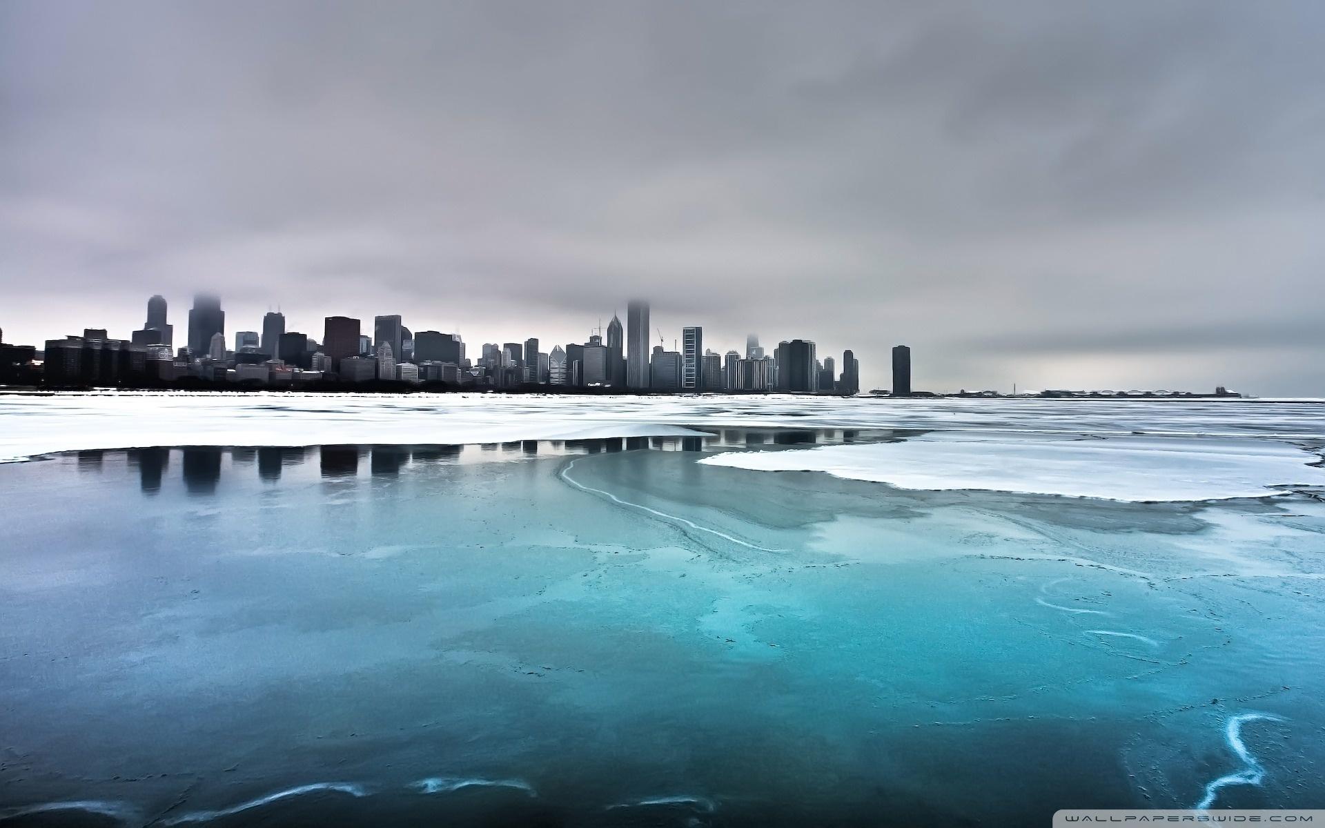 1920x1200 Chicago Winter Ultra HD Desktop Background Wallpaper for 4K UHD TV : Tablet