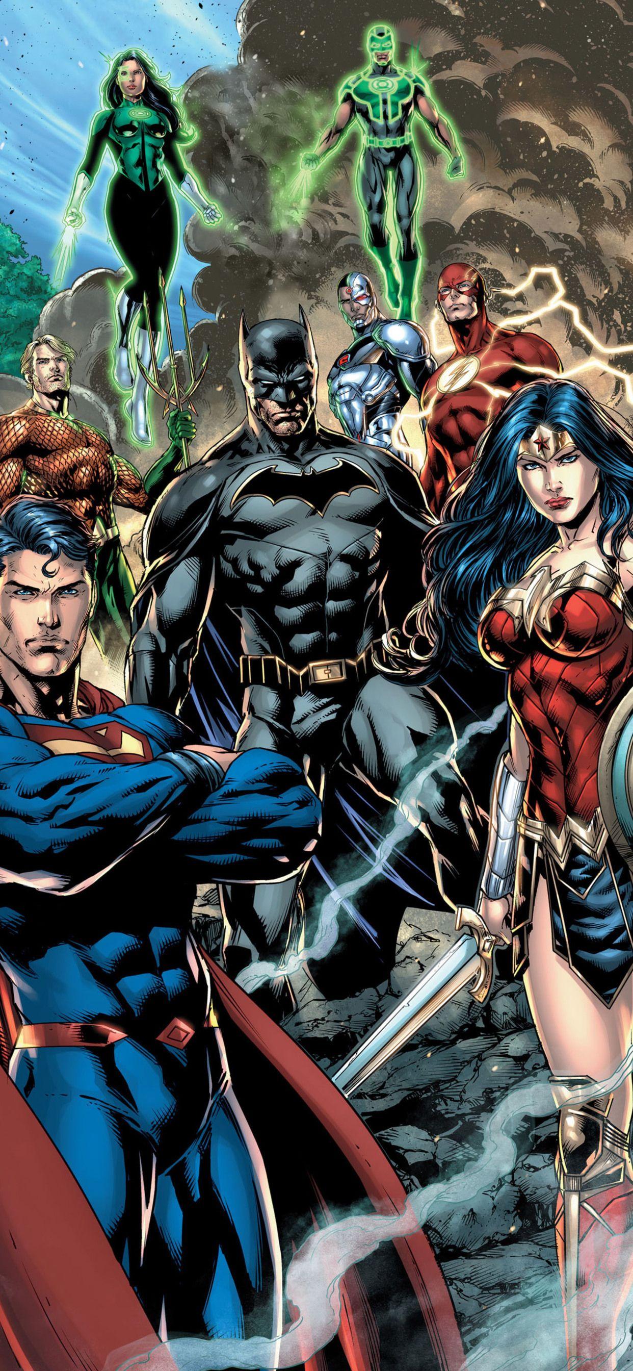1242x2688 Justice League Wallpaper