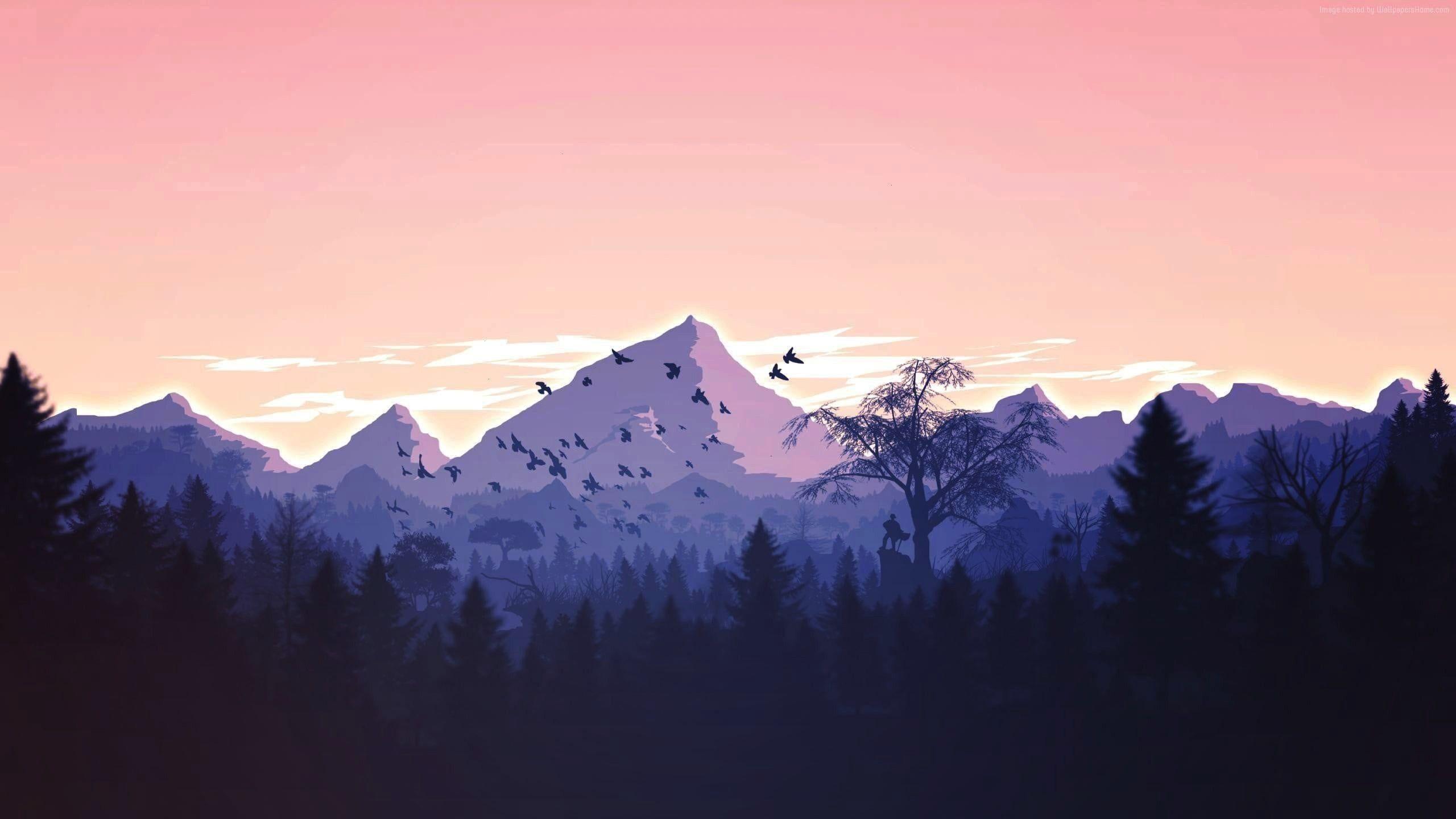 Aesthetic Mountain Computer Wallpapers Top Free Aesthetic Mountain