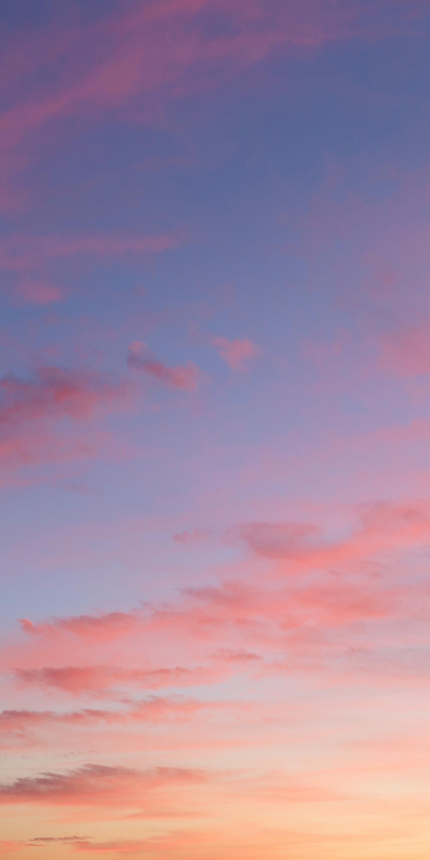 1440x2880 Sunset Clouds Painting Aesthetic HD Wallpaper