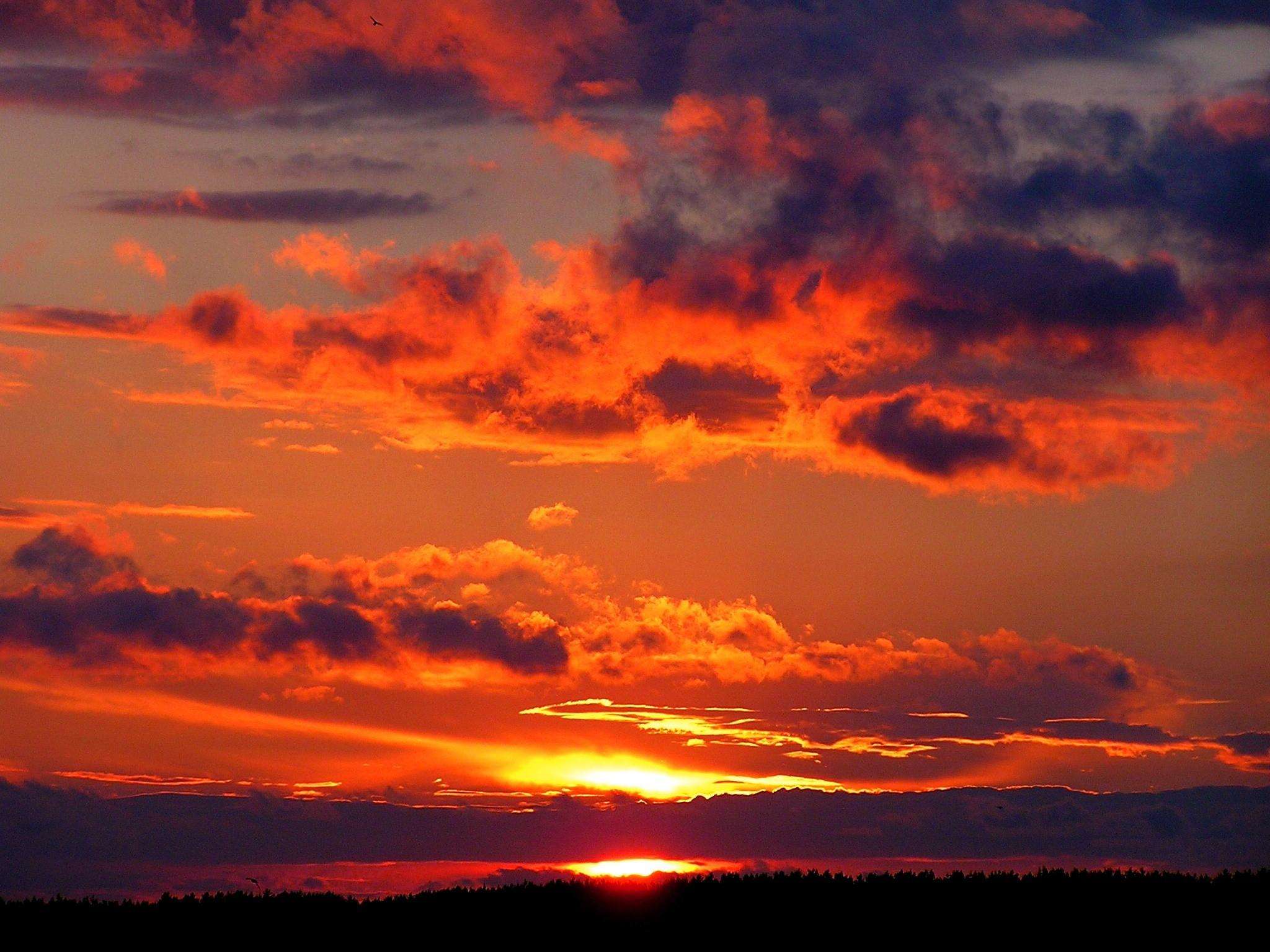 2048x1536 Download 32 Sunset Clouds Aesthetic Image cdr