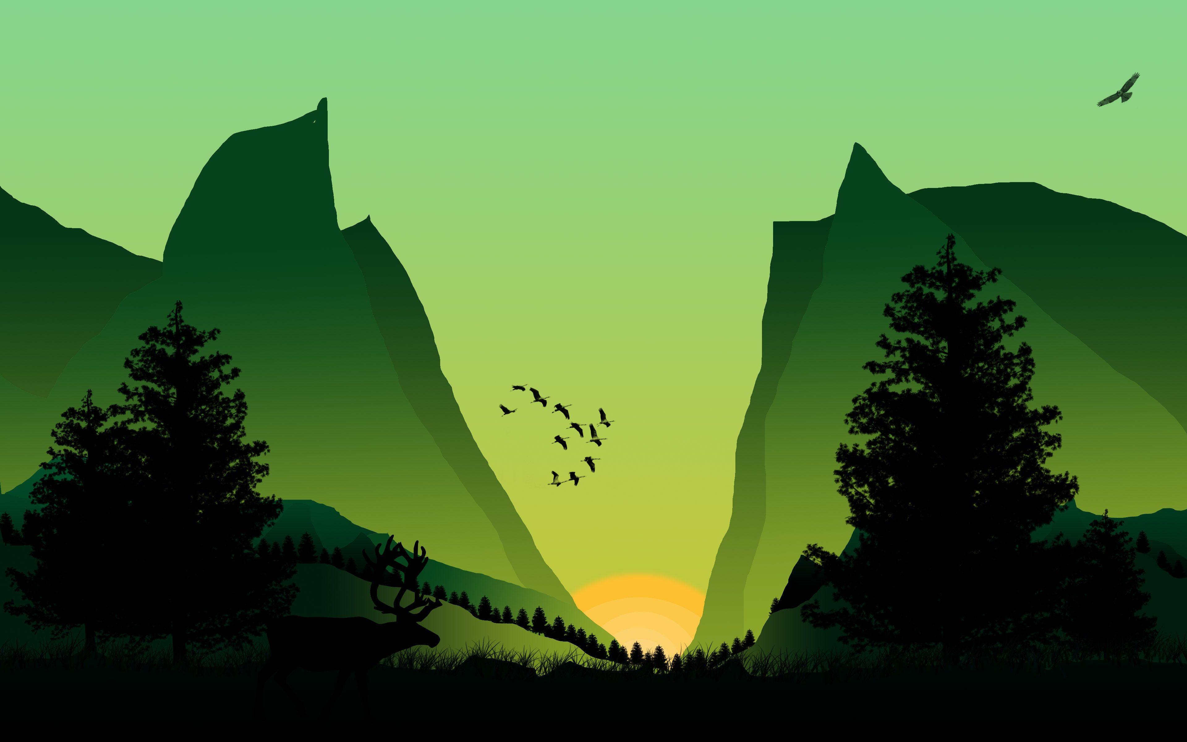 3840x2400 Green Aesthetic Desktop Wallpaper, HD Green Aesthetic Desktop Background