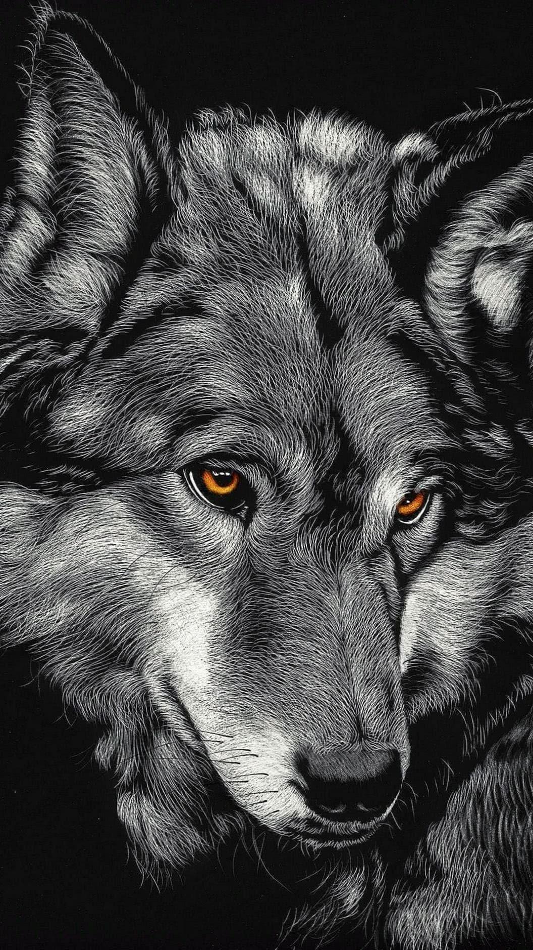 1056x1879 iPhone 6s Wolf Wallpaper