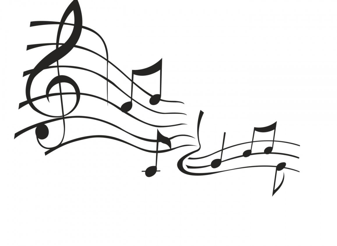 music notes wallpaper black and white