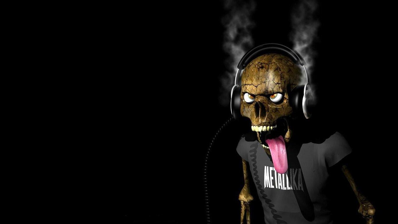skulls music background