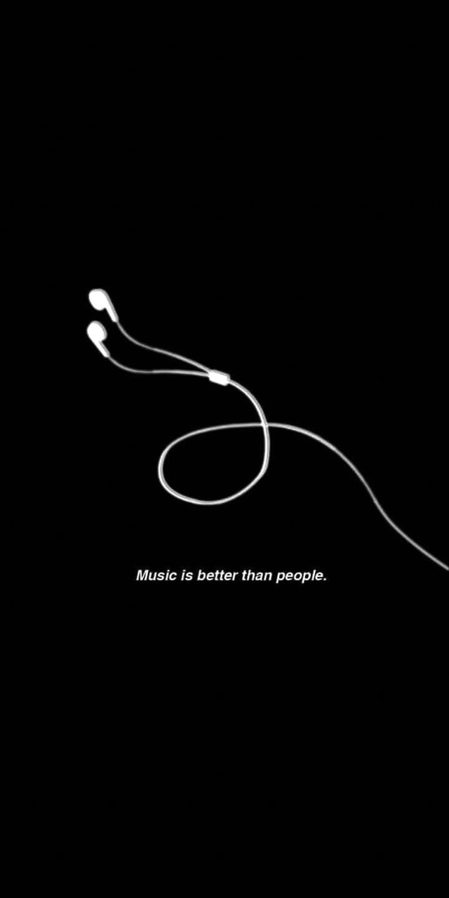 640x1280 Aesthetic Grey And White Music Wallpaper