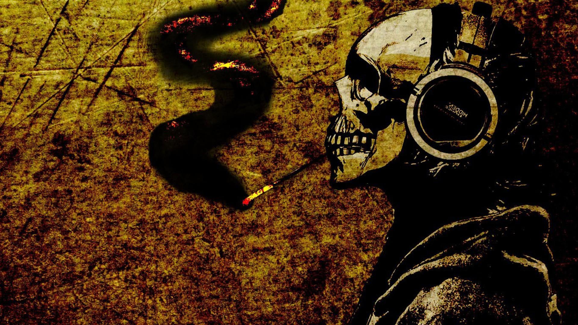 1920x1080 Free download Headphones smoking skulls music dark smoke wallpaper [1920x1080] for your Desktop, Mobile & Tablet. Explore Smoking Skull Wallpaper. Smoking Skull Wallpaper, 1600x900 Wallpaper Smoking Skull, Smoking Skull Live Wallpaper