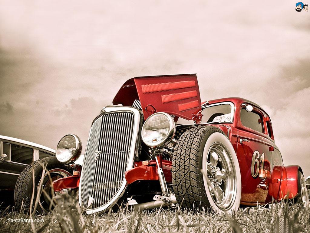 1024x768 Free Download Vintage and Classic Cars HD Wallpaper