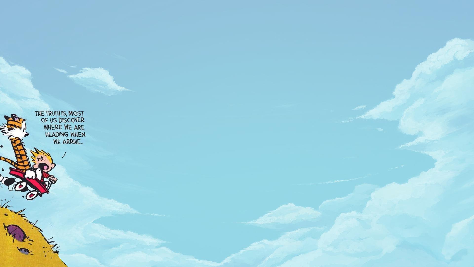 1920x1080 Calvin and Hobbes Background