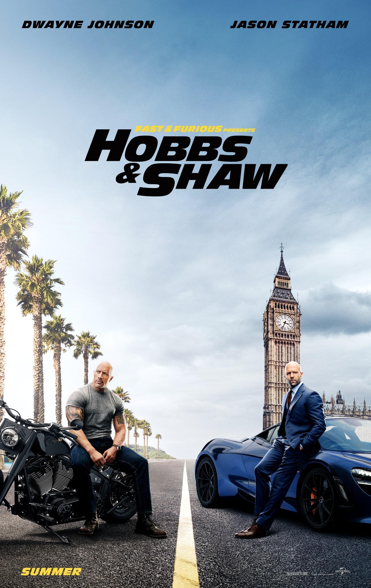 1293x2048 Fast And Furious Presents Hobbs And Shaw Poster