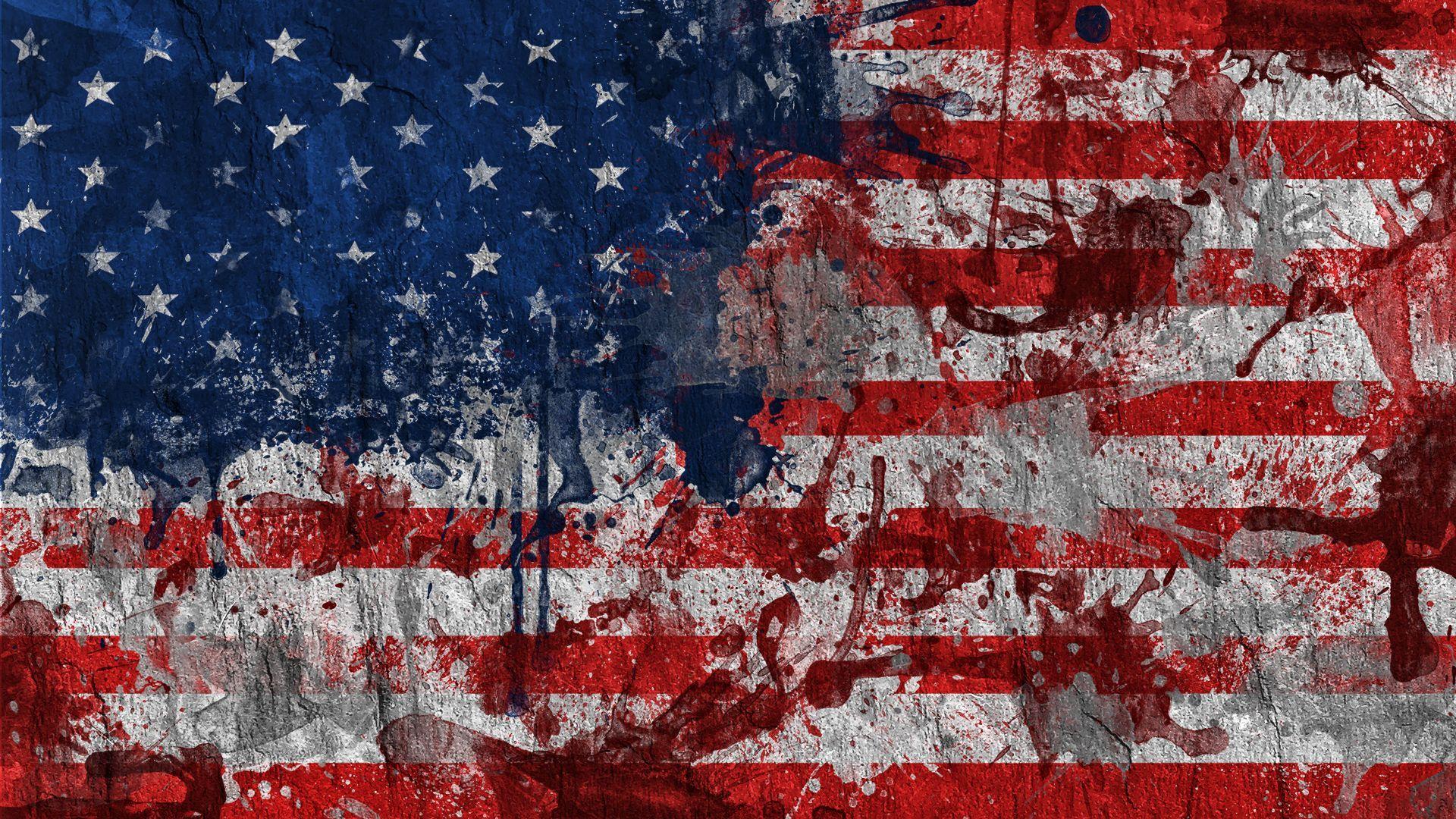 1920x1080 USA Flag Art Wallpaper, HD USA Flag Art Background
