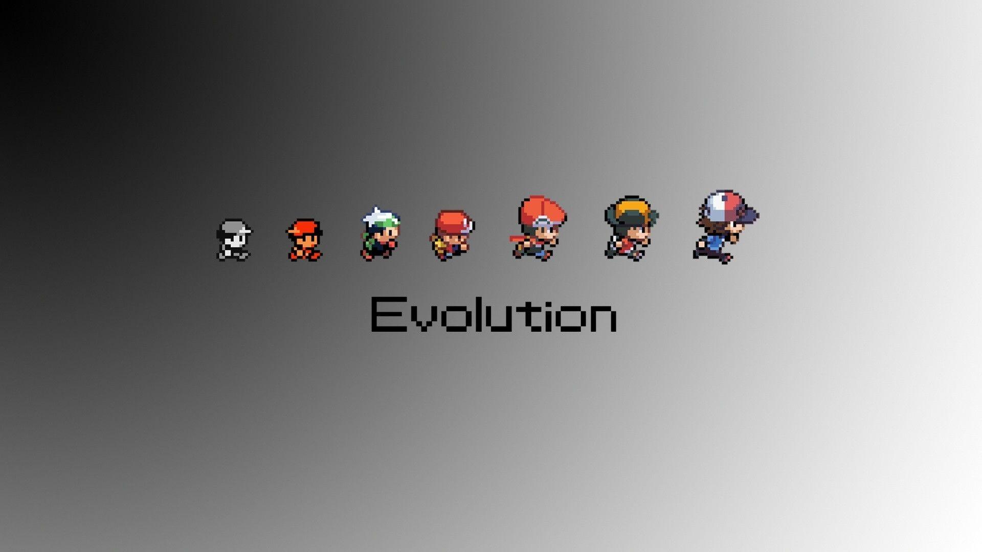 1920x1080 #text, #pixels, #simple background, #typography, #pixel art, #Pokémon wallpaper. Mocah HD Wallpaper