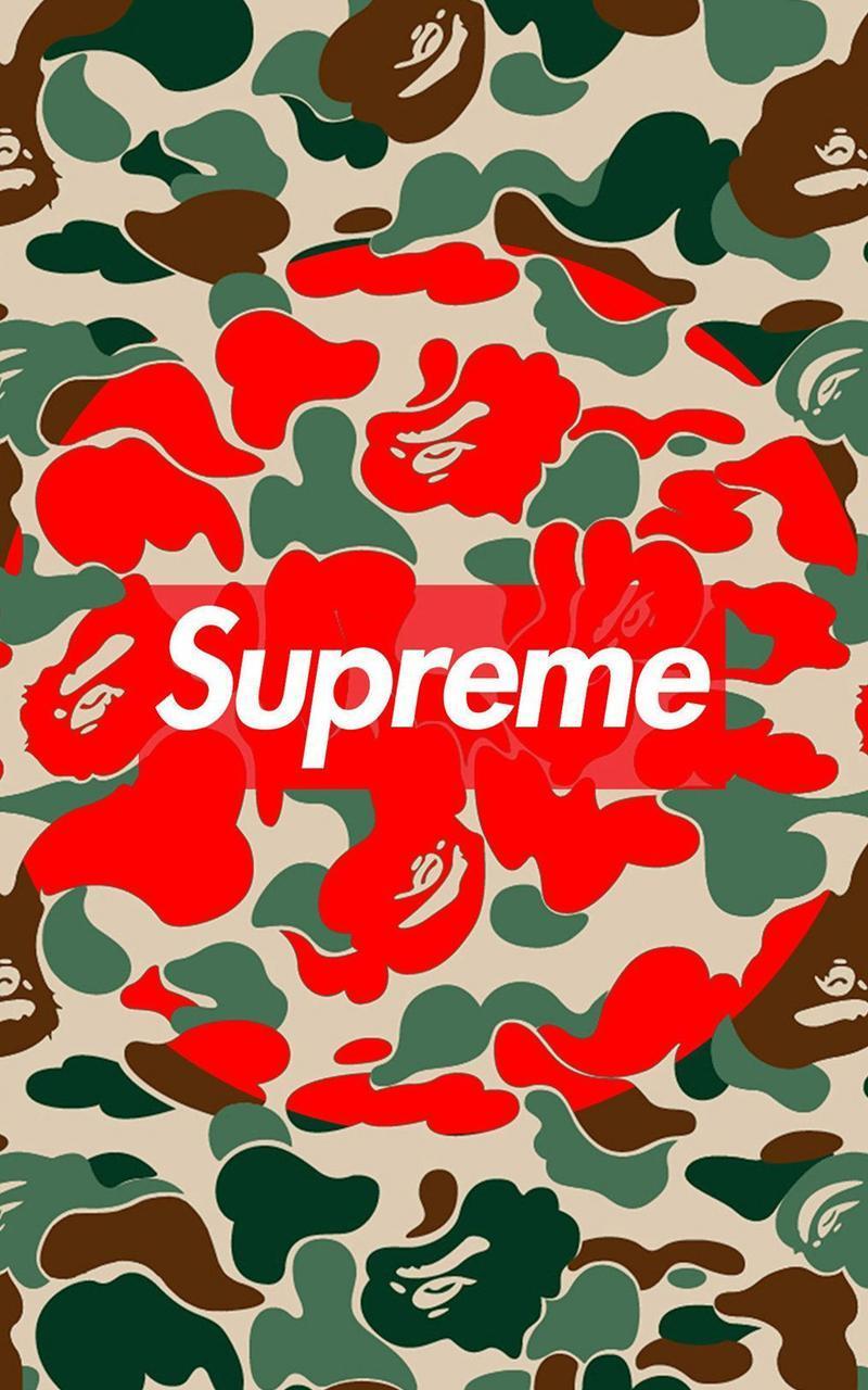 800x1280 Supreme Wallpaper Phone Free HD Wallpaper