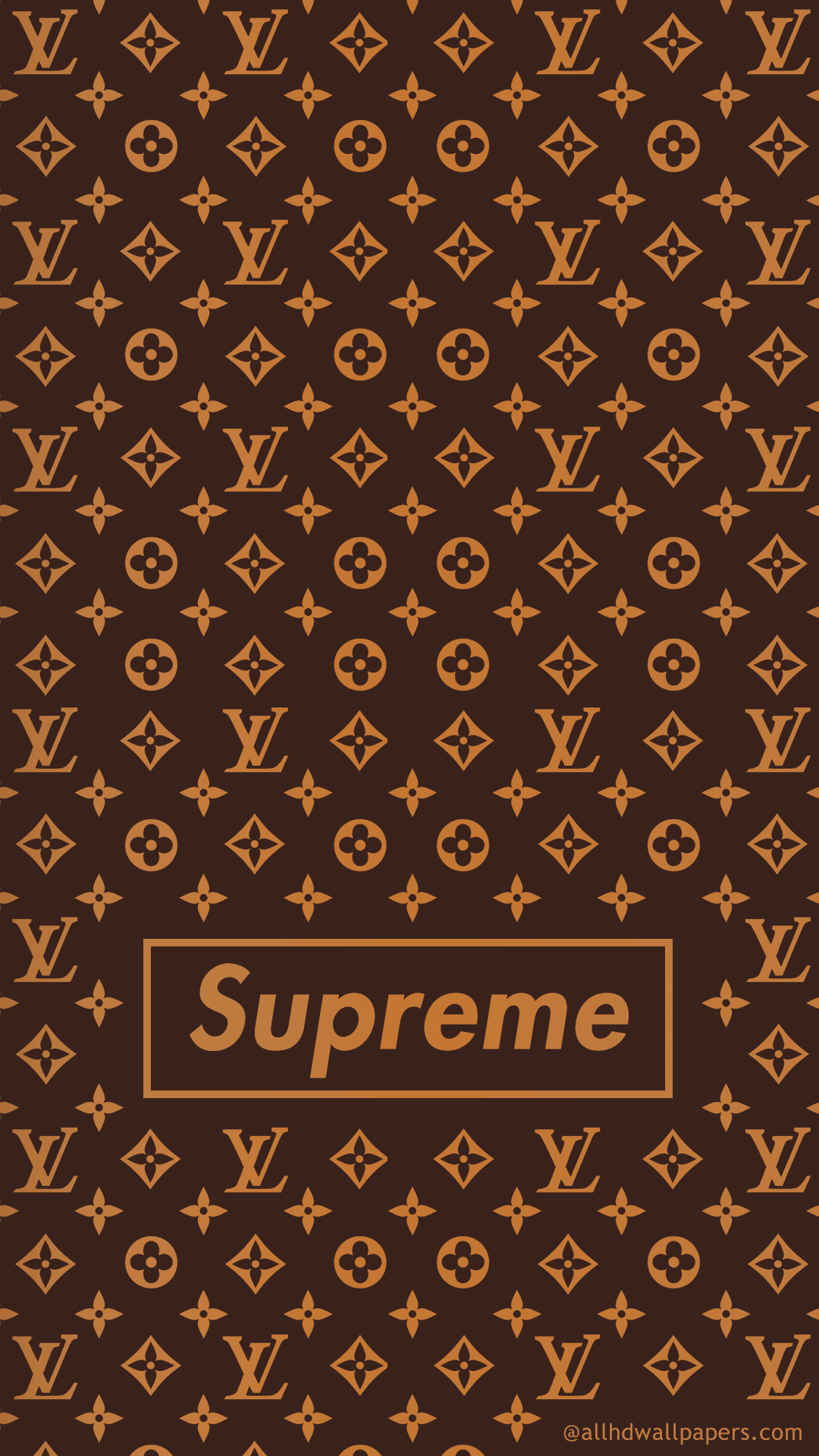 1080x1920 Louis Vuitton Supreme Wallpaper