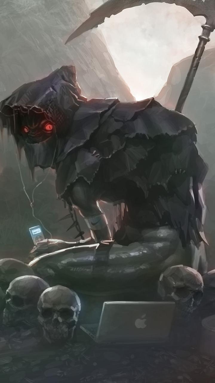 720x1280 Anime Grim Reaper (720x1280) Wallpaper