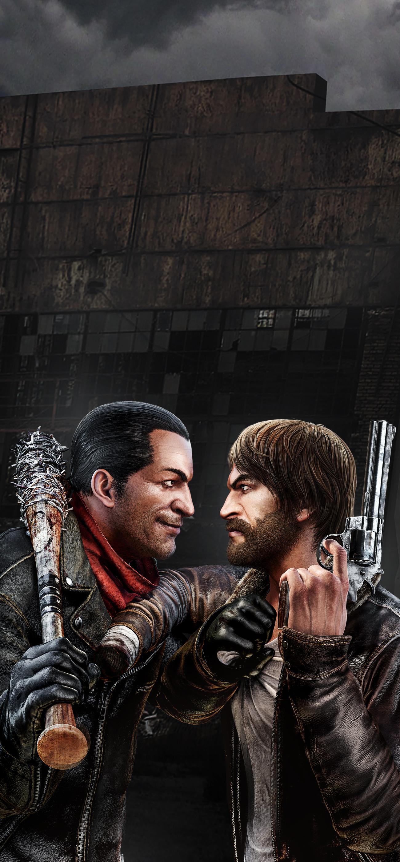 1300x2800 Negan Wallpaper background picture