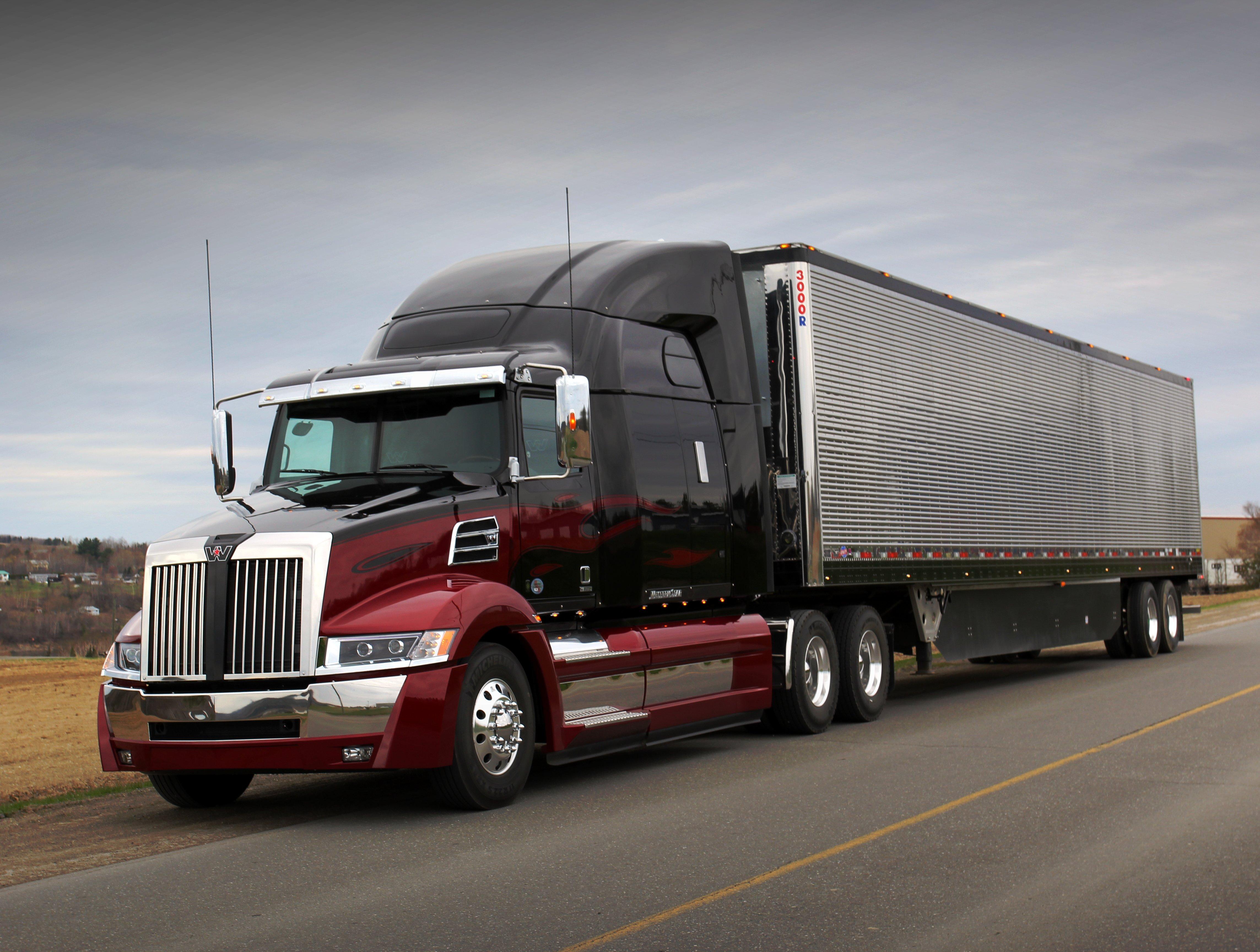 4574x3456 WESTERN STAR semi tractor transport wallpaperx3456