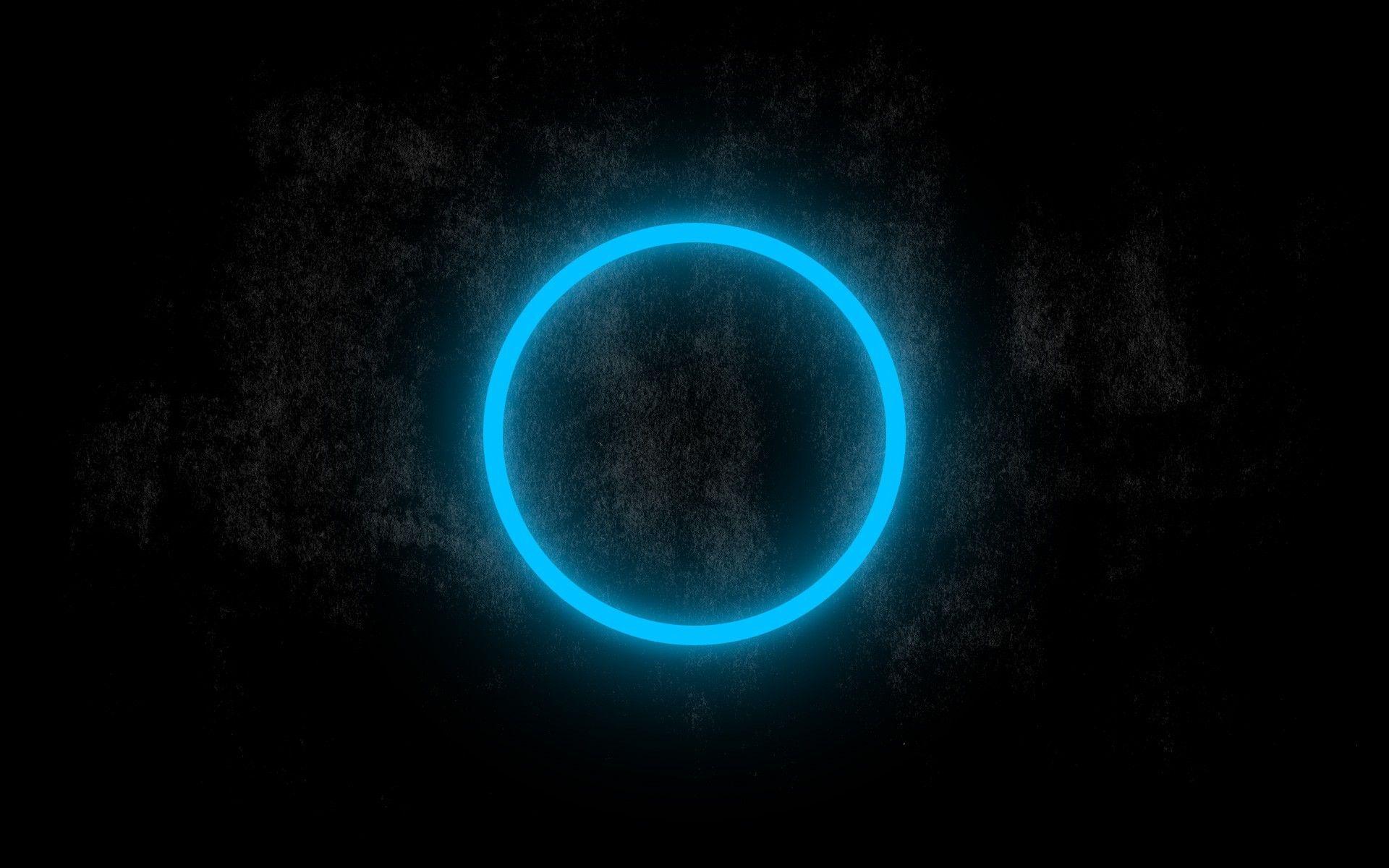 1920x1200 Neon Circle Wallpaper