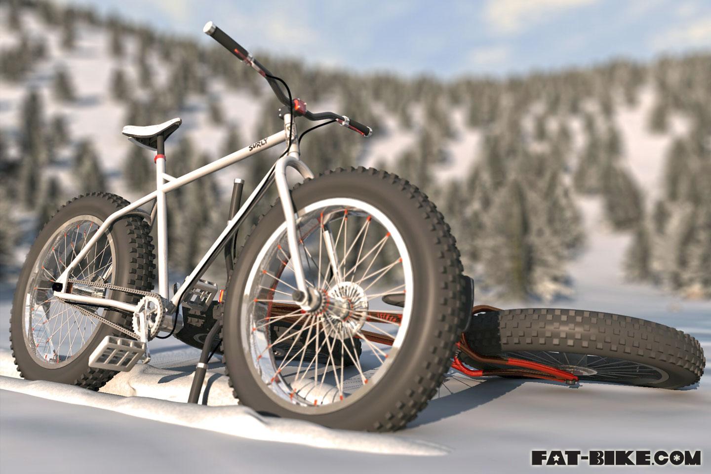 1440x960 Fat Bike Wallpaper