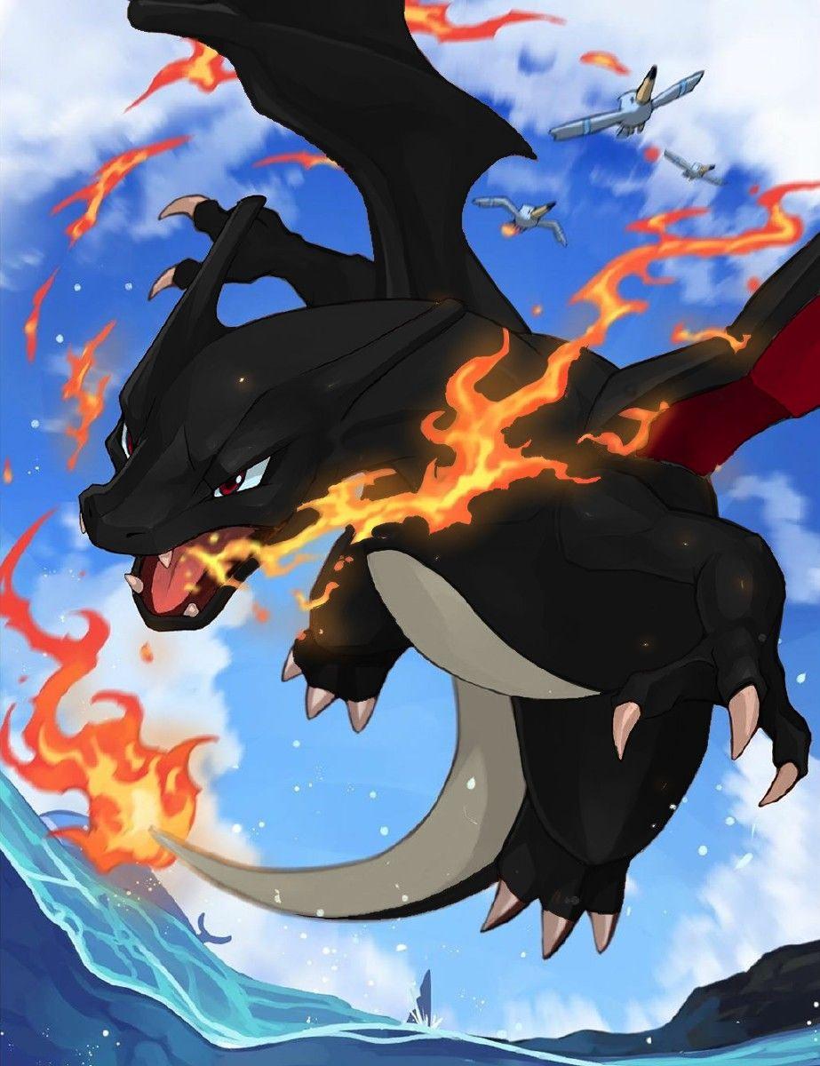 Pokemon Shiny Charizard Wallpapers Top Free Pokemon Shiny Charizard Backgrounds Wallpaperaccess
