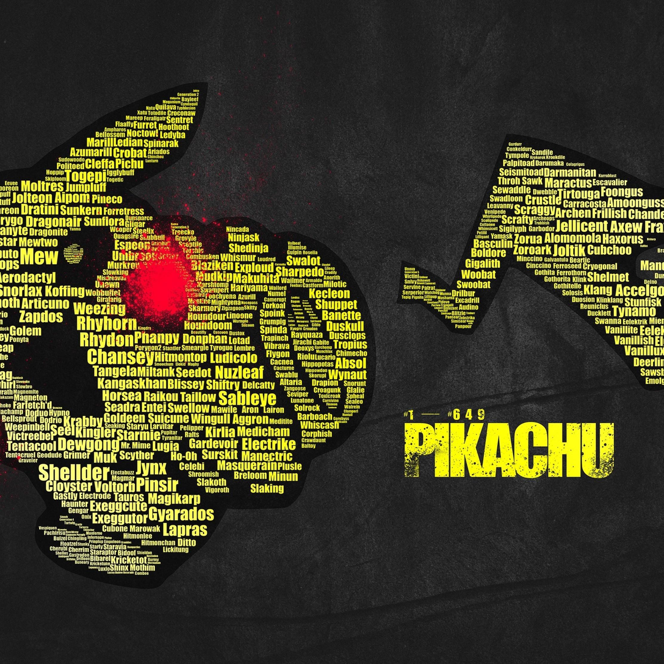 2224x2224 Pikachu iPad Pro 5 Wallpaper Download
