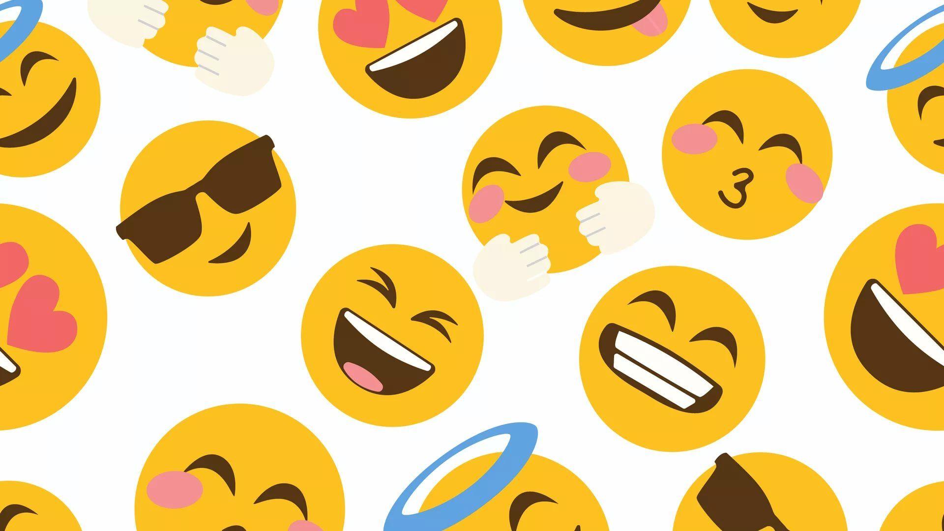 1920x1080 Cute Emoji Background Wallpaper HD Background HD Wallpaper