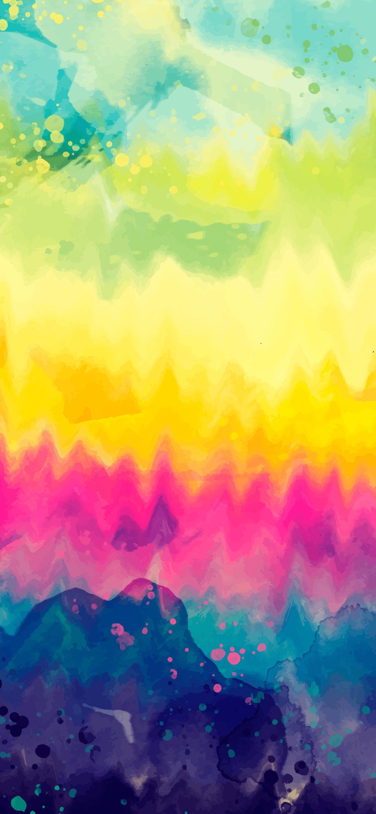 1205x2609 Tie dye wallpaper
