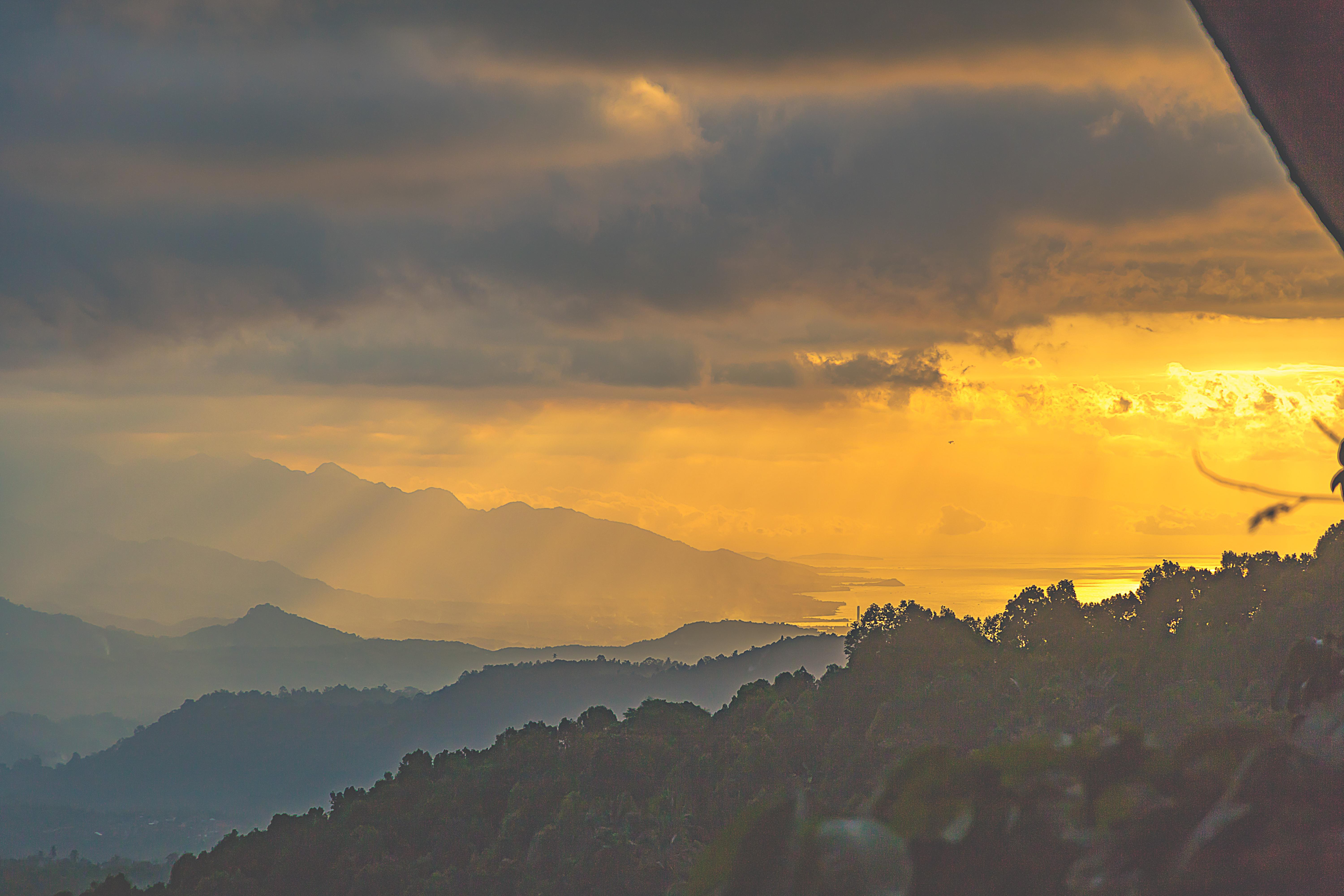 6000x4000 Dramatic Sunset. Munduk, Bali, Indonesia 4K wallpaper