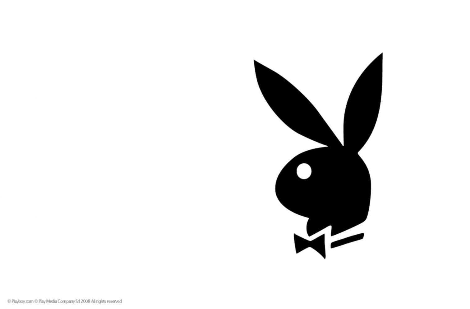 Download Playboy Aesthetic Blue Logo Wallpaper