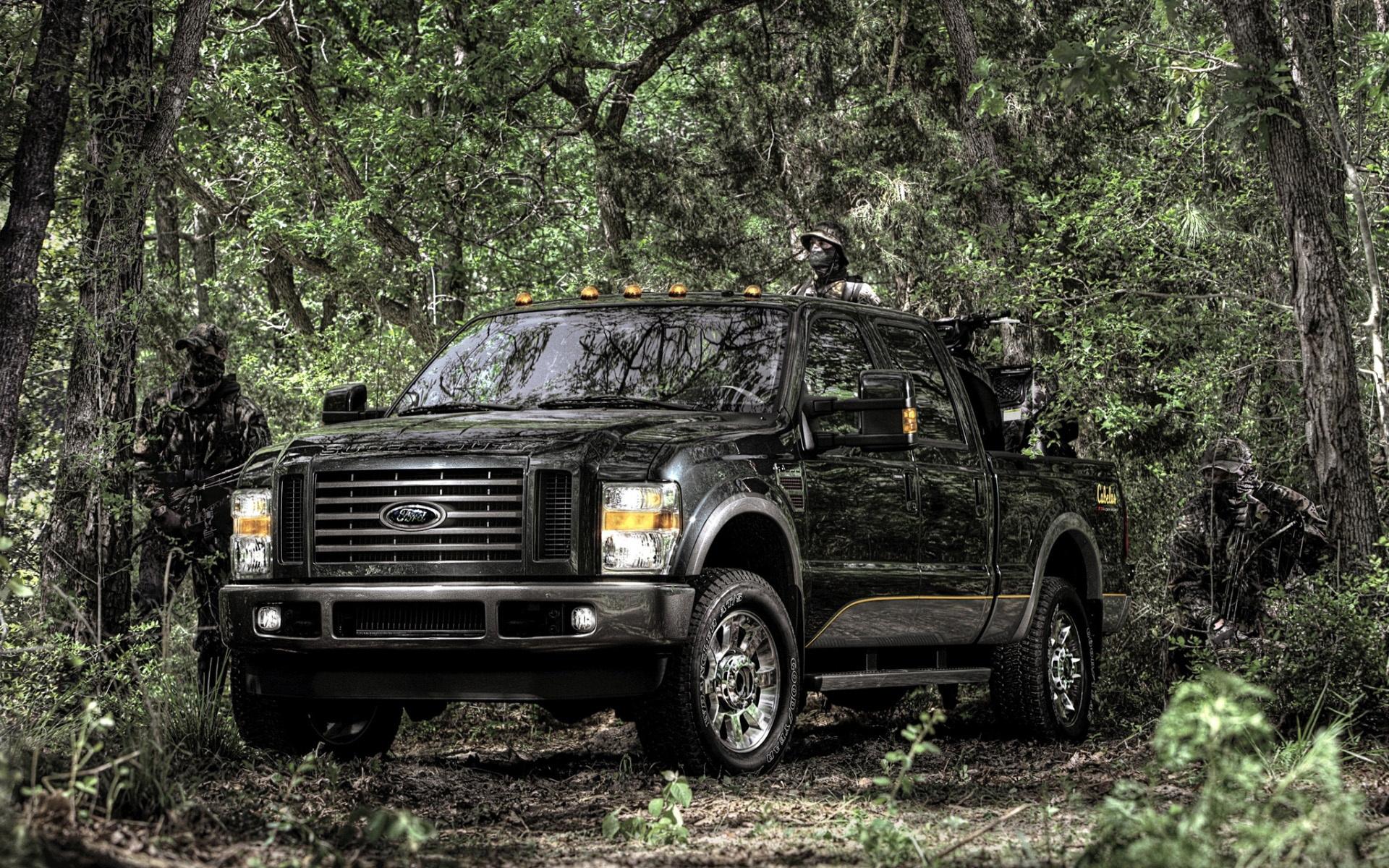 1920x1200 Wallpaper ford, forest, ford f jungle desktop wallpaper Cars