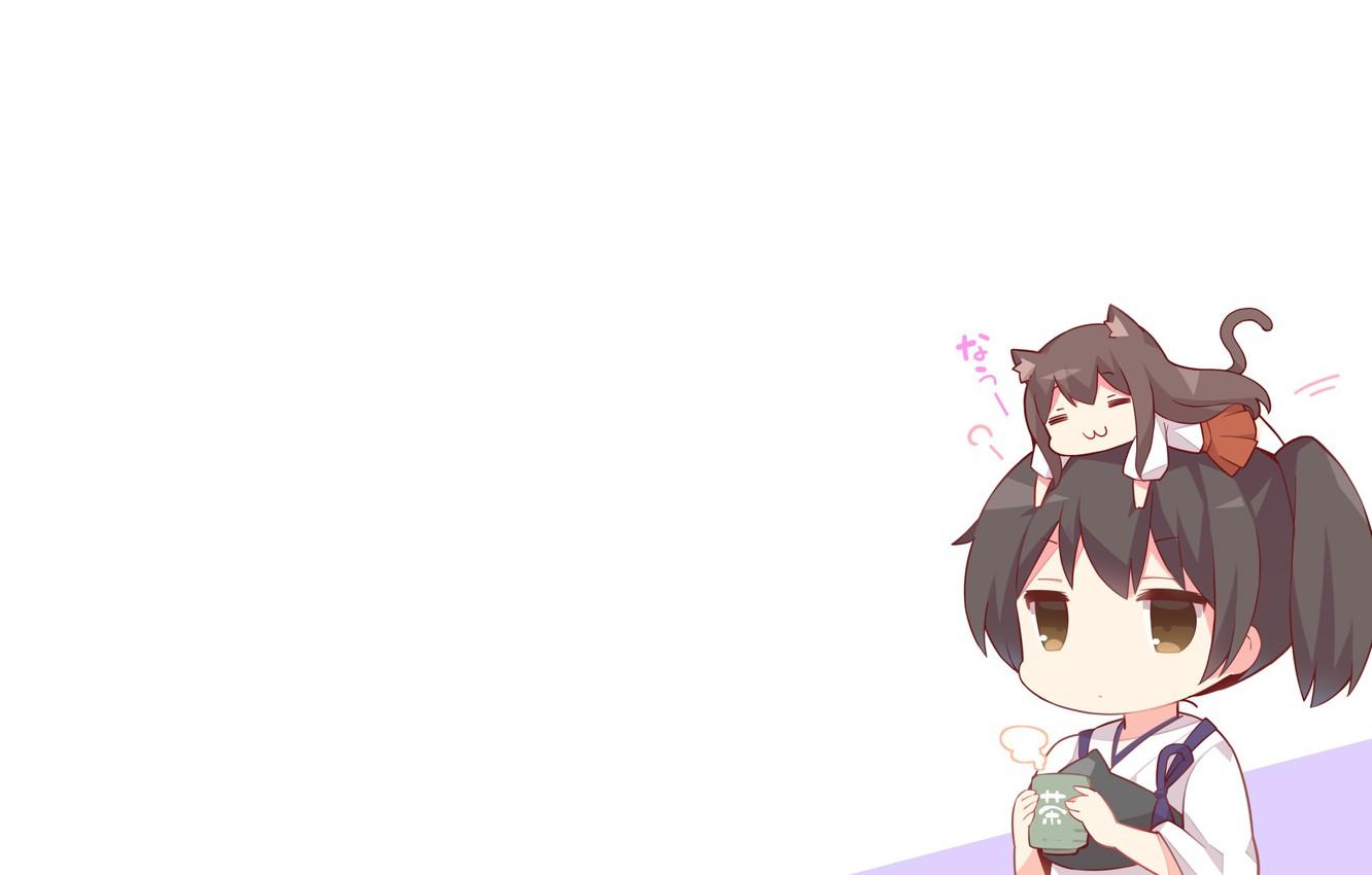 1332x850 Wallpaper Minimalism, Shounen, harem, akagi, Loli, Harahai, Caga, Loli, Suzuki Nakaba, Tsukasa Kawaguchi, Nobuhiko Yanai image for desktop, section прочее