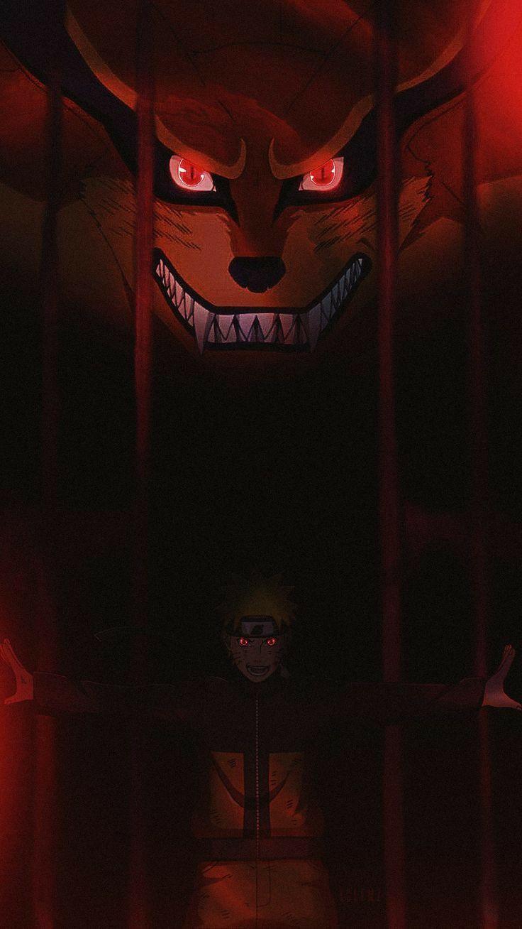 736x1308 WALLPAPER KYUUBI / KURAMA NARUTO ideas. lelaki anime, naruto, sakura