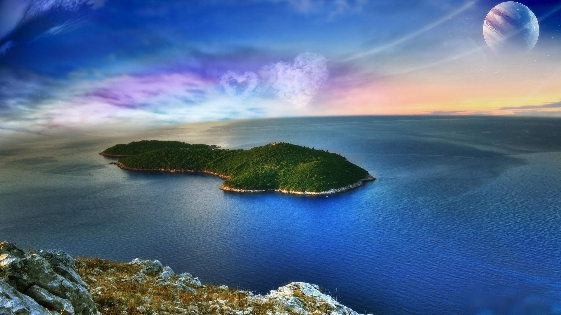 1920x1080 Fantasy Island HD Desktop Wallpaper