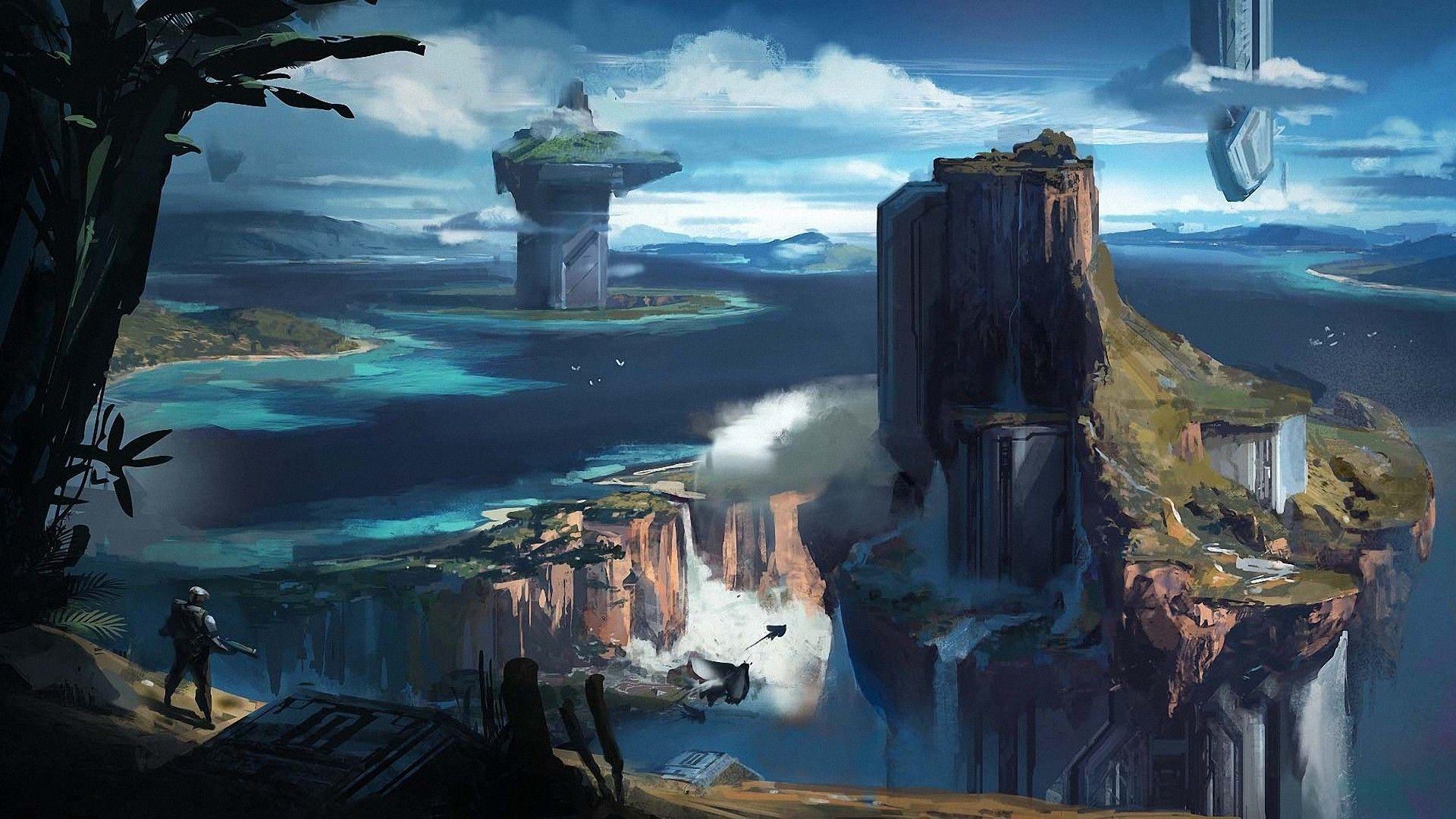 1920x1080 Island Wallpaper for Computer