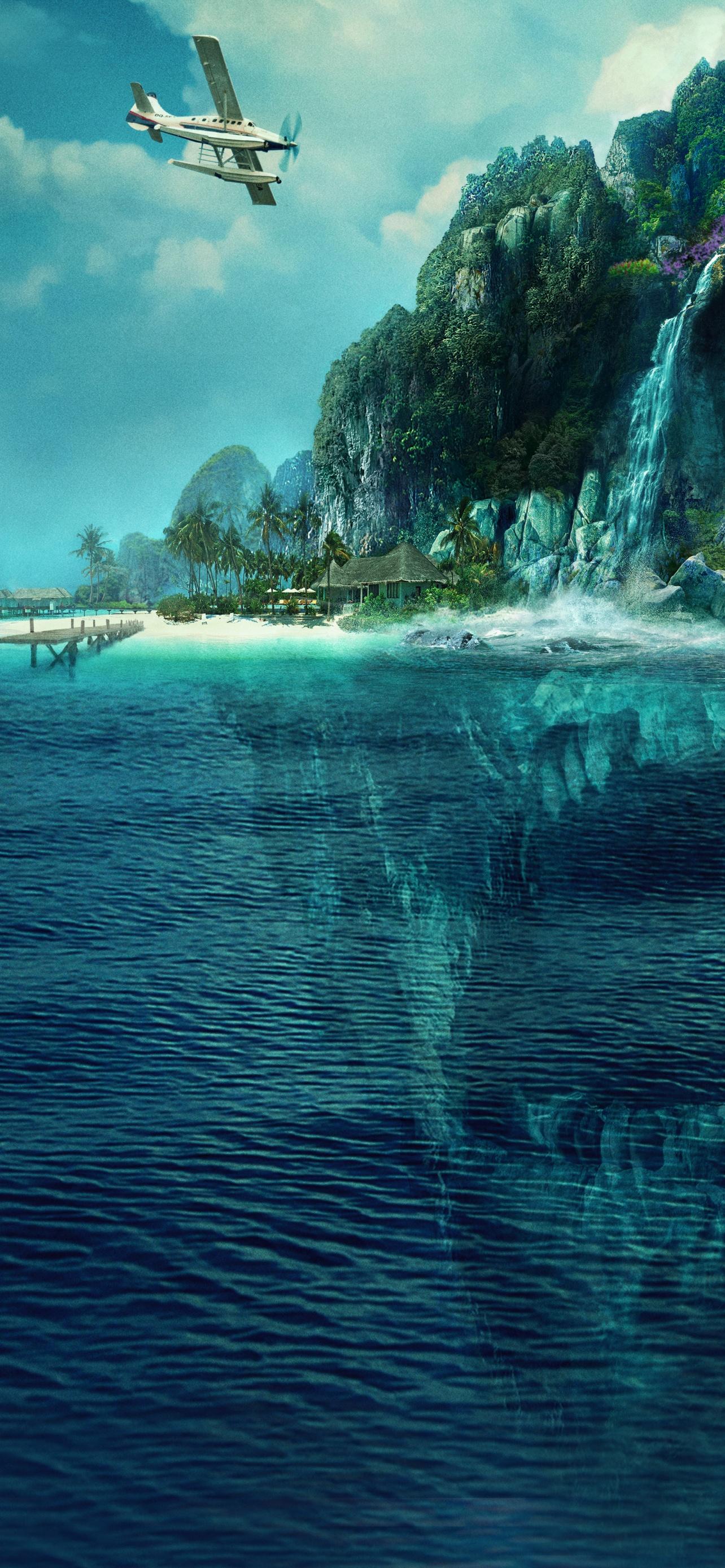 1284x2778 Fantasy Island Wallpaper 4K, Skull, 5K, 8K, Movies