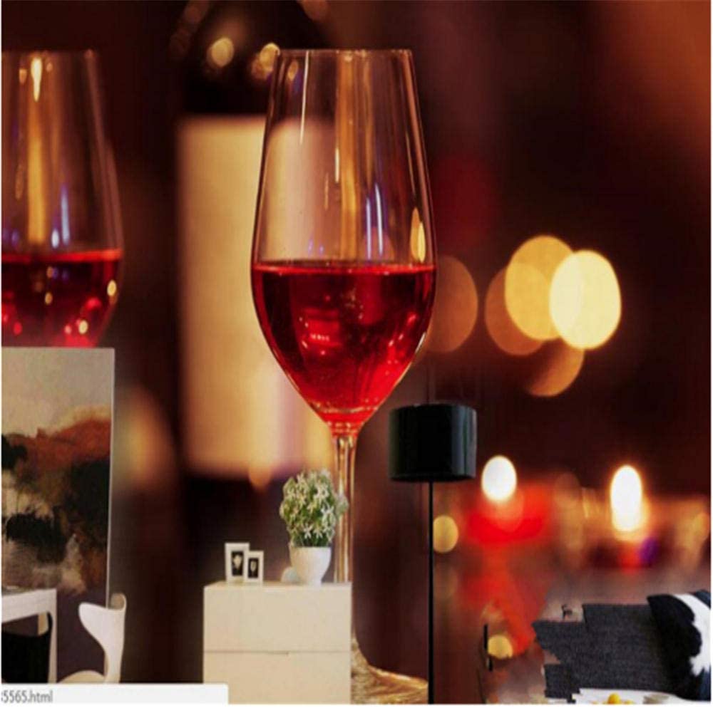 1000x994 Lsfhb Modern Atmosphere Wallpaper Simple Fashion Red Wine Halo Candle Dream Aesthetic Background Wall 400X280Cm : Amazon.ca: Tools & Home Improvement