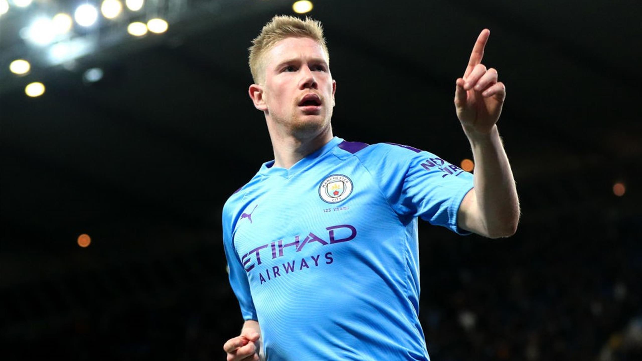 2560x1440 Kevin De Bruyne approaching peak form in home stretch, says Manchester City boss Pep Guardiola