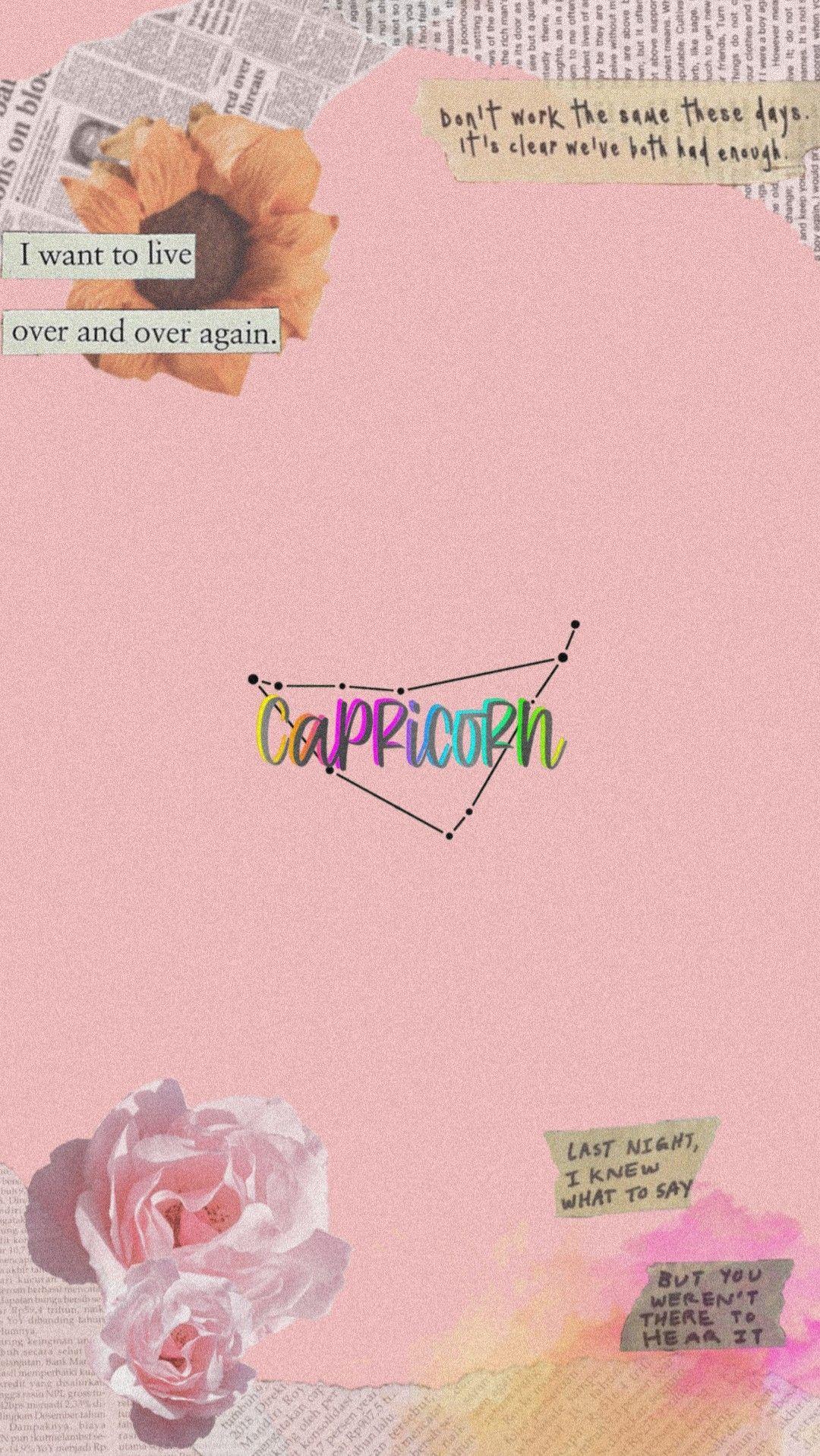 Download Capricorn Sign And Constellation Aesthetic Wallpaper  Wallpapers com