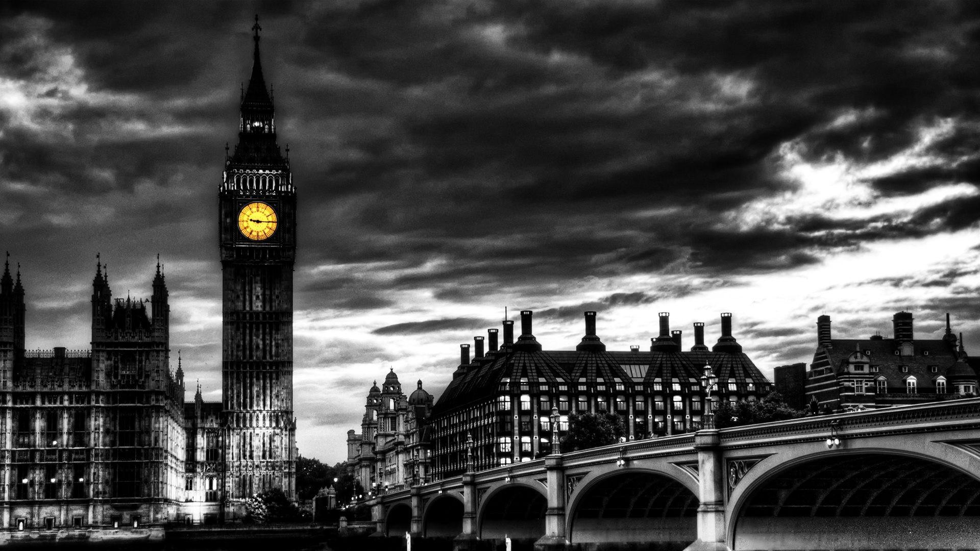 1920x1080 High Resolution Black And White Wallpaper
