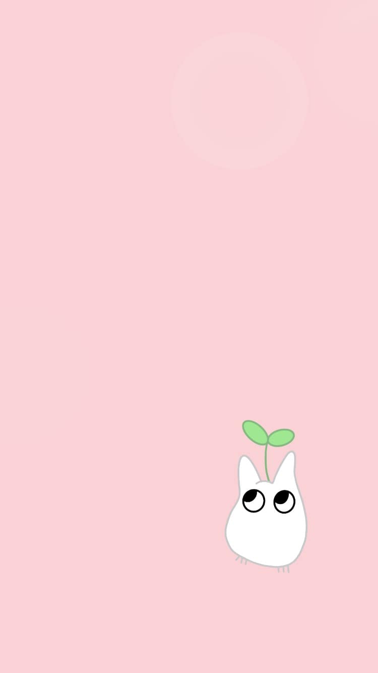 750x1334 Little Totoro Wallpaper Free HD Wallpaper