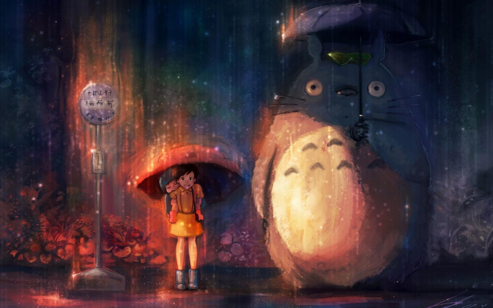 1680x1050 #anime, #My Neighbor Totoro, #Studio Ghibli, #Totoro, wallpaper. Mocah HD Wallpaper