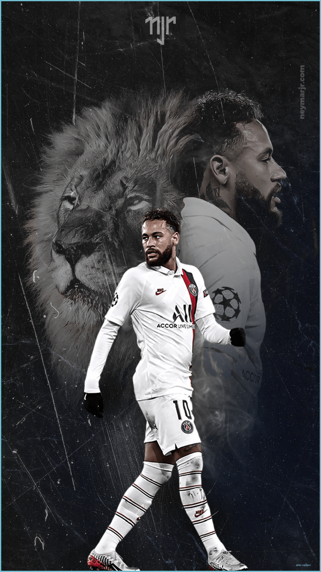 1047x1862 Neymar Aesthetic Wallpaper